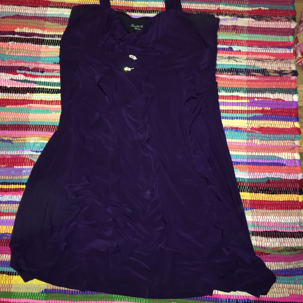 Short purple formal/prom dress 👗